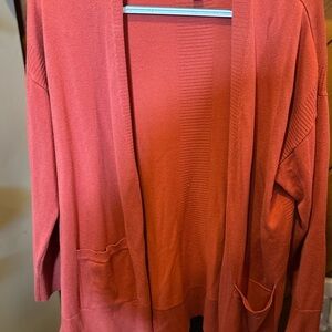 Terra & Sky Women's Rust Cardigan